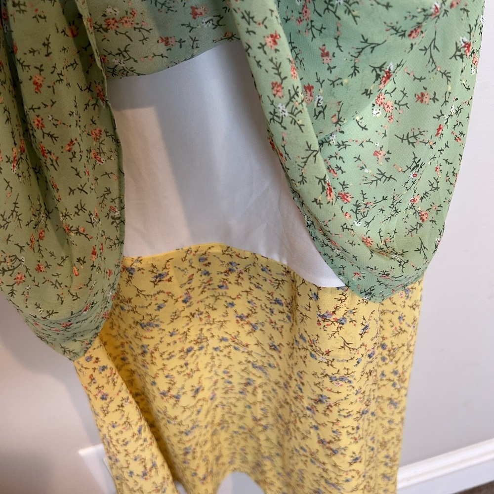 Sugar + Lips Tiered Floral Boho Maxi Summer Dress - Picture 6 of 7